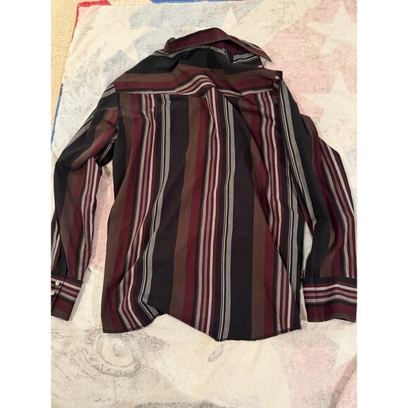 Wrangler Men’s Large Pearl Snap Western Style Cotton - Picture 5 of 5